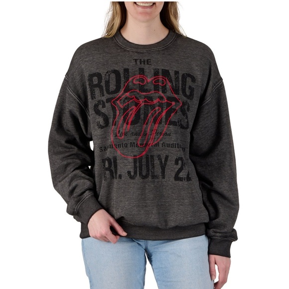 NWT Rolling Stones Graphic Sweatshirt - Picture 1 of 7